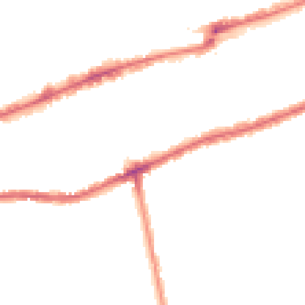 Night-time road noise heatmap for IG3 8AG