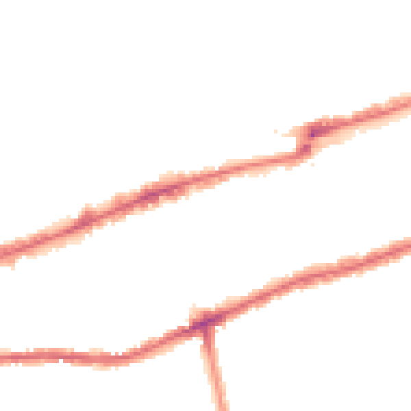 Night-time road noise heatmap for IG3 8AL