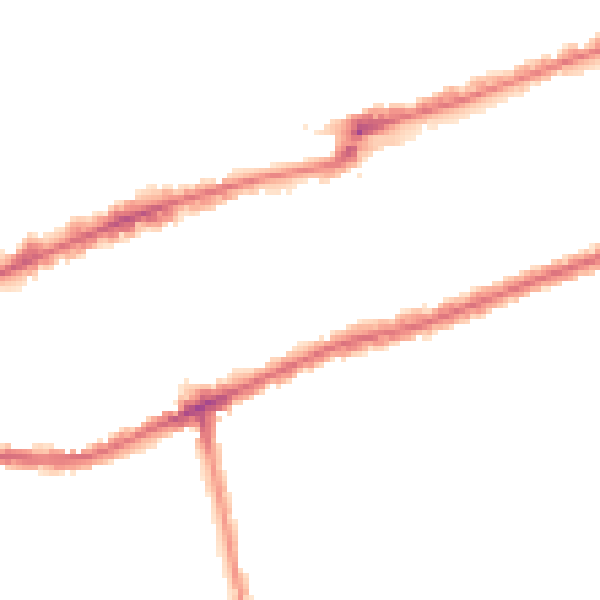 Night-time road noise heatmap for IG3 8AS