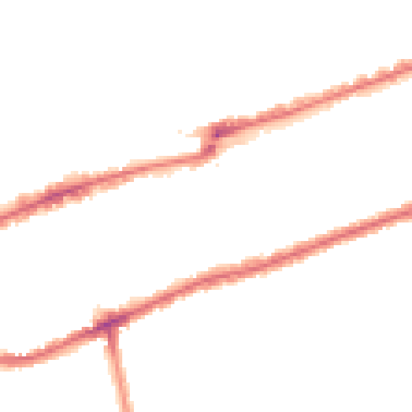 Night-time road noise heatmap for IG3 8AZ