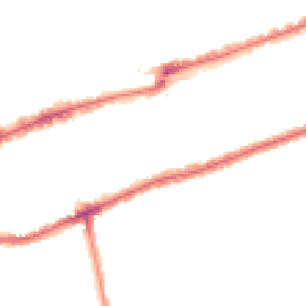 Night-time road noise heatmap for IG3 8BA