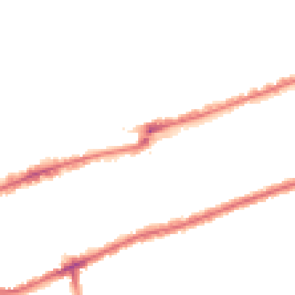 Night-time road noise heatmap for IG3 8BU