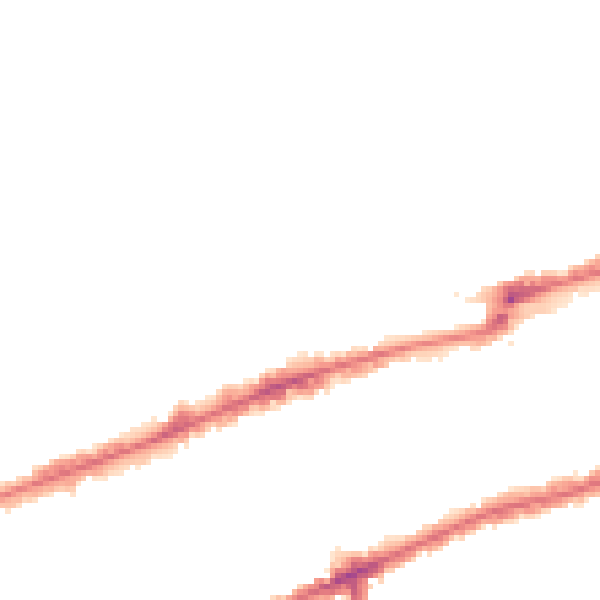 Night-time road noise heatmap for IG3 8ET