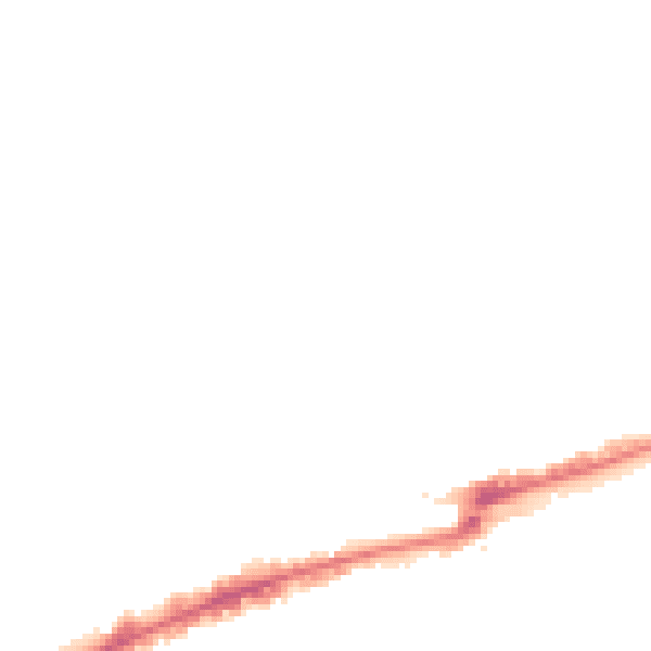 Night-time road noise heatmap for IG3 8EX