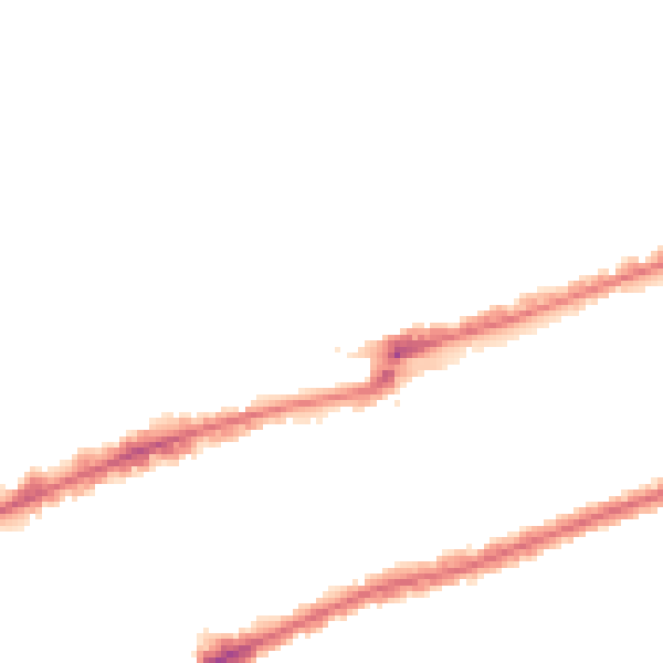 Night-time road noise heatmap for IG3 8LB