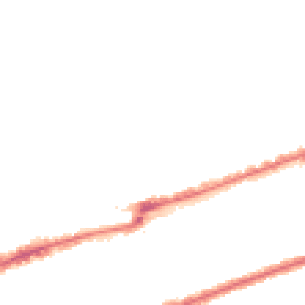 Night-time road noise heatmap for IG3 8NE