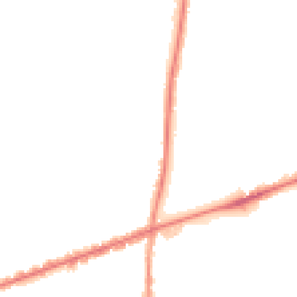 Night-time road noise heatmap for IG3 8XA