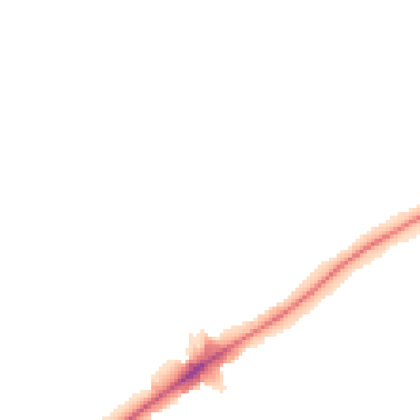 Night-time road noise heatmap for IG3 9ET