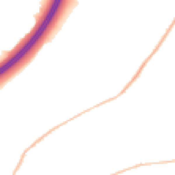 Night-time road noise heatmap for IG7 5AL