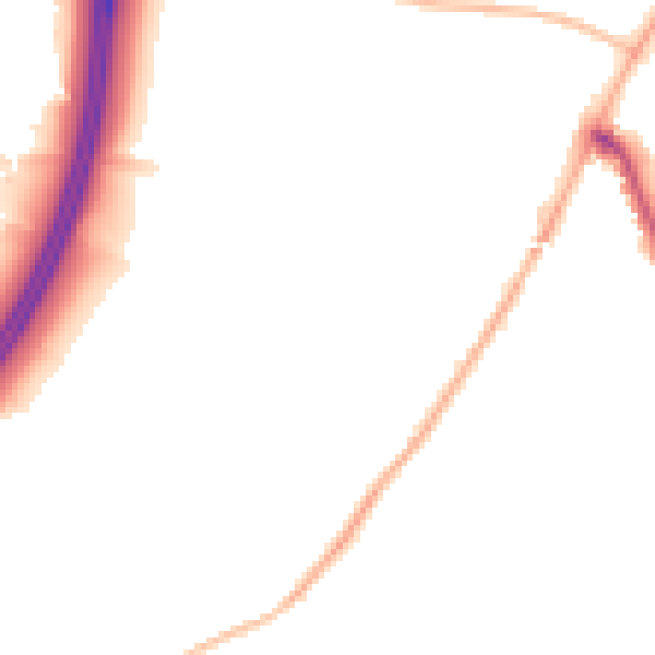 Night-time road noise heatmap for IG7 5BB