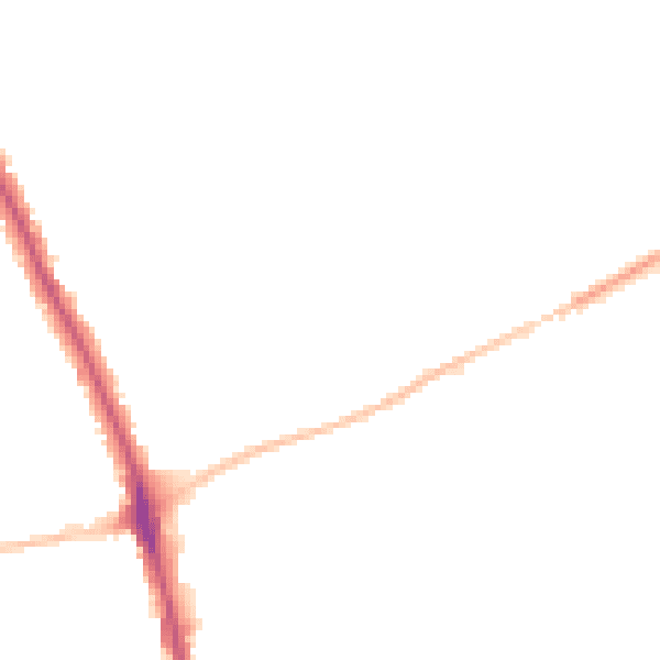 Night-time road noise heatmap for IG7 5EP