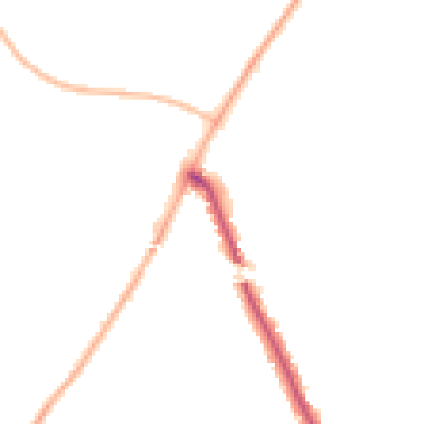 Night-time road noise heatmap for IG7 6QU