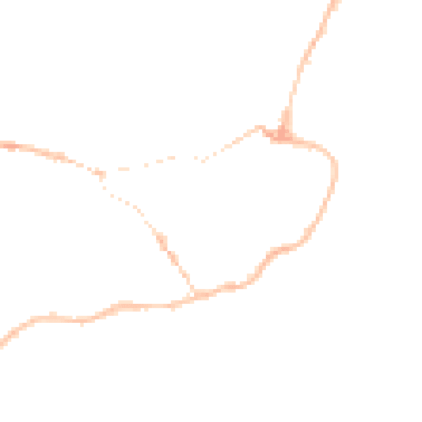 Night-time road noise heatmap for IP12 1AQ