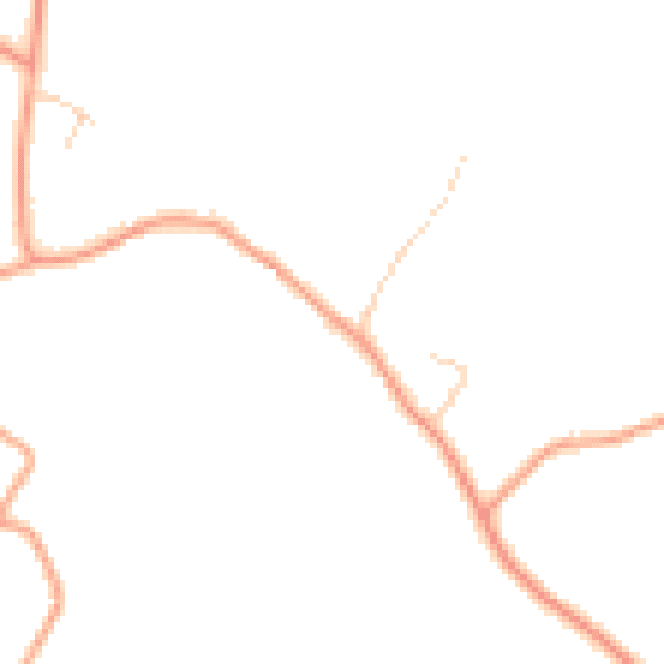 Daytime road noise heatmap for IP13 0HB