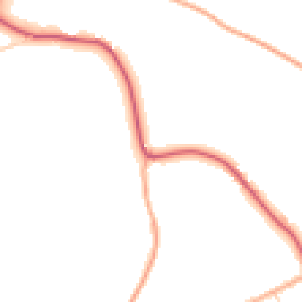 Daytime road noise heatmap for IP13 0PF