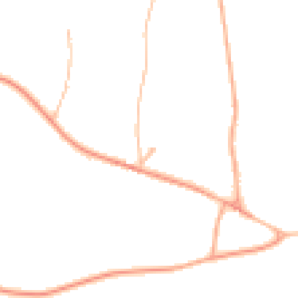 Daytime road noise heatmap for IP13 7DU