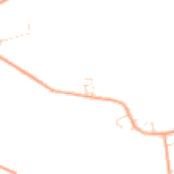 Daytime road noise heatmap for IP13 7JN