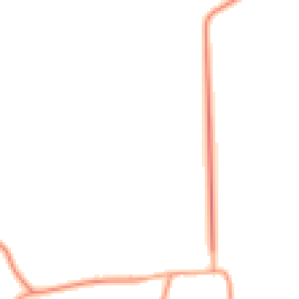 Daytime road noise heatmap for IP13 7NH