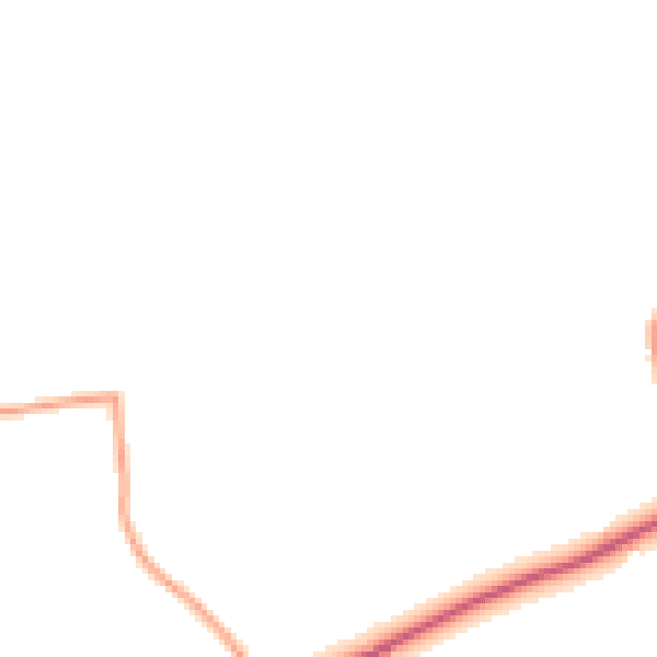 Daytime road noise heatmap for IP13 7PN