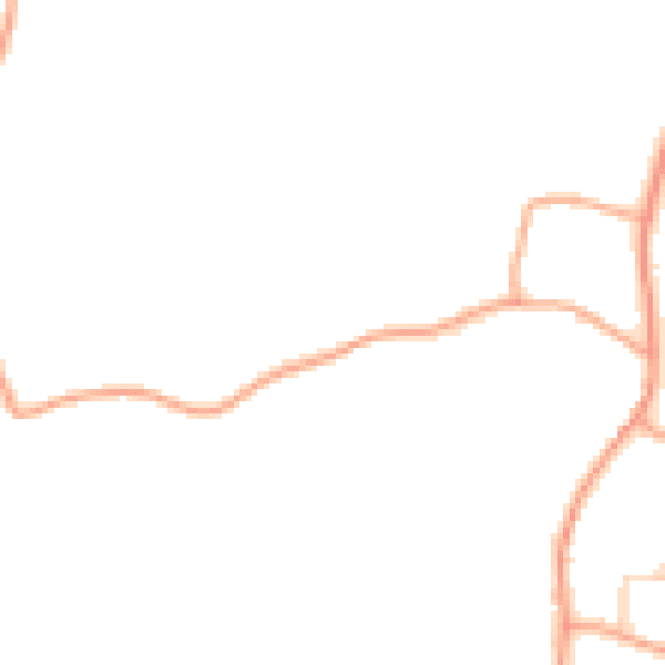 Daytime road noise heatmap for IP13 7QE
