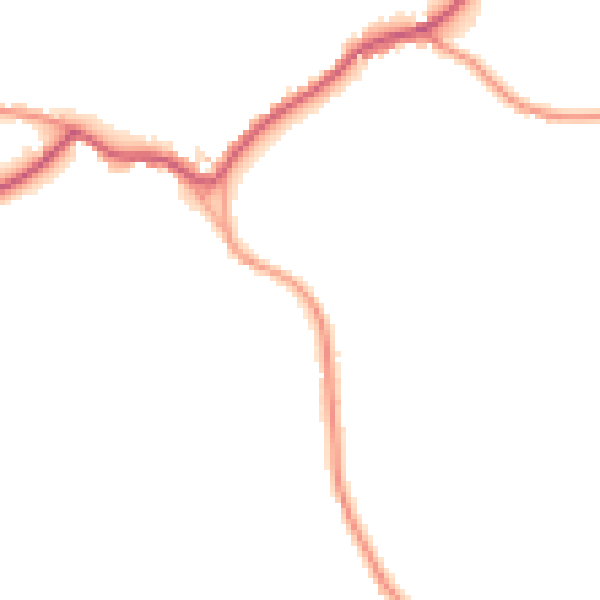 Daytime road noise heatmap for IP13 7RU
