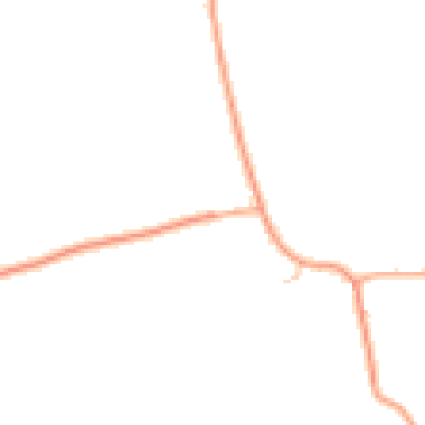 Daytime road noise heatmap for IP13 7ST