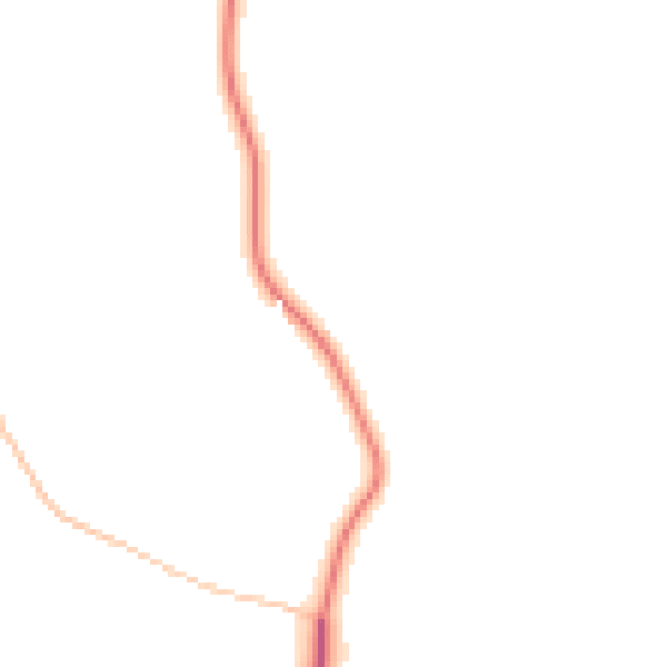 Daytime road noise heatmap for IP13 8AT