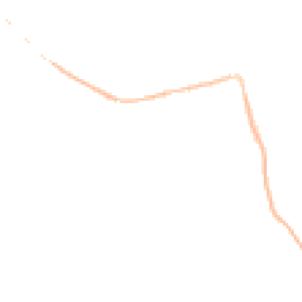 Night-time road noise heatmap for IP13 8FD