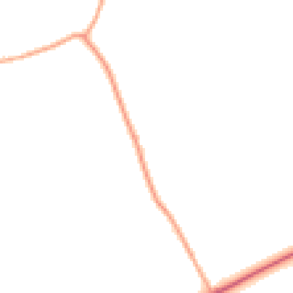 Daytime road noise heatmap for IP13 8LU