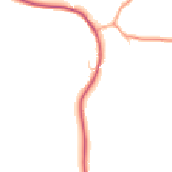 Daytime road noise heatmap for IP13 9NB
