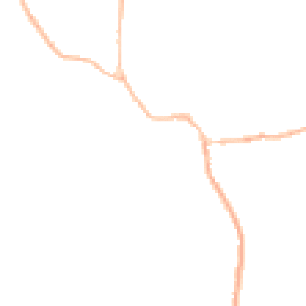 Night-time road noise heatmap for IP13 9RN