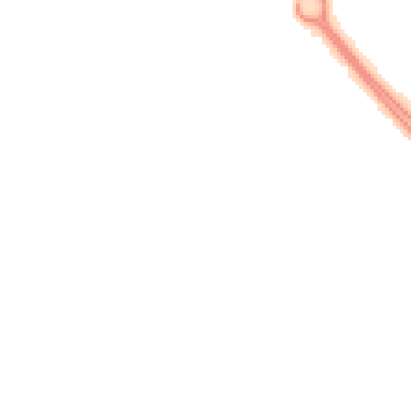 Night-time road noise heatmap for IP14 2RE