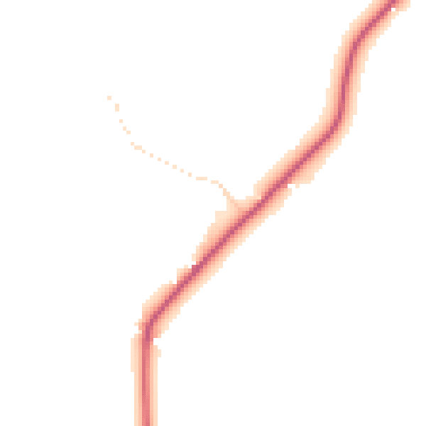 Daytime road noise heatmap for IP14 4HJ