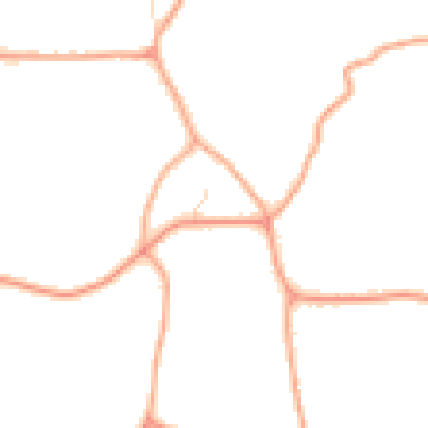 Daytime road noise heatmap for IP14 4QH