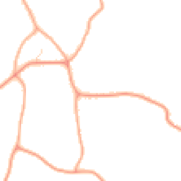 Daytime road noise heatmap for IP14 4RB