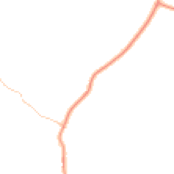Daytime road noise heatmap for IP14 6NA