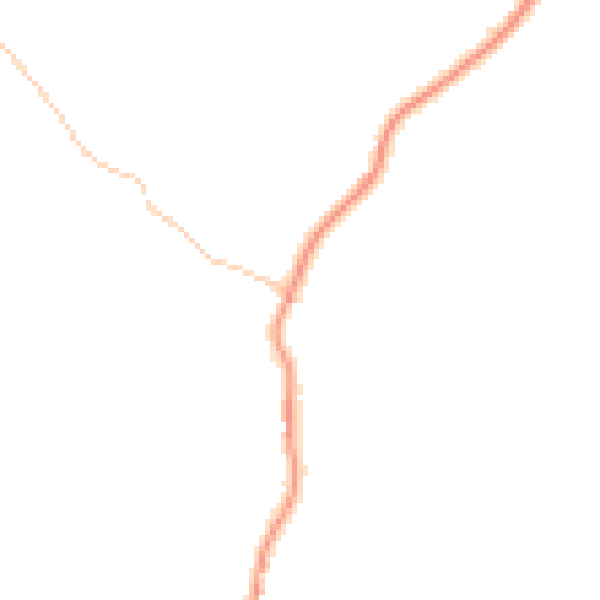 Daytime road noise heatmap for IP14 6NH