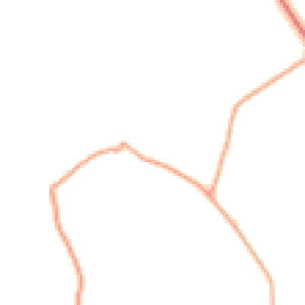 Daytime road noise heatmap for IP14 6NU