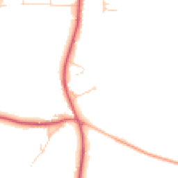 Daytime road noise heatmap for IP16 4FN