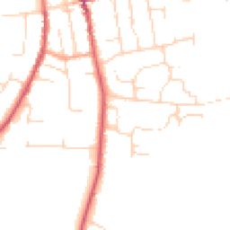 Daytime road noise heatmap for IP16 4UQ