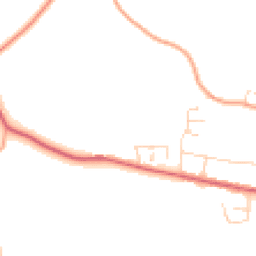 Daytime road noise heatmap for IP16 4WX
