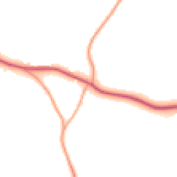 Daytime road noise heatmap for IP19 0AD