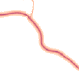 Daytime road noise heatmap for IP19 0AG