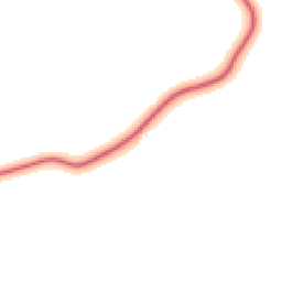 Daytime road noise heatmap for IP19 0EJ