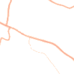 Daytime road noise heatmap for IP19 0NB