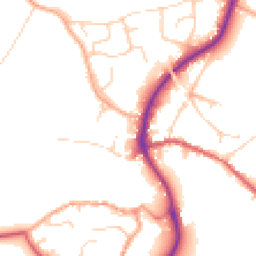 Daytime road noise heatmap for IP19 8RY