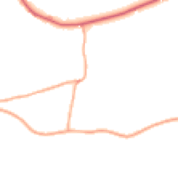 Daytime road noise heatmap for IP19 9DD