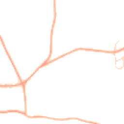 Daytime road noise heatmap for IP19 9DN