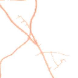 Daytime road noise heatmap for IP19 9EE