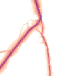 Daytime road noise heatmap for IP19 9NL
